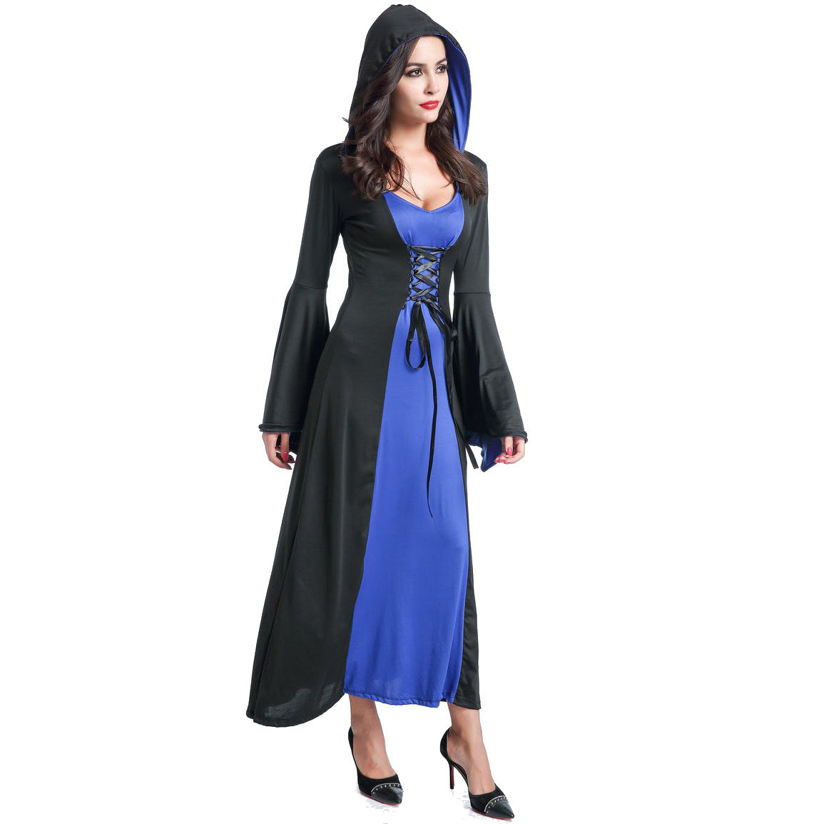 European Vampire Dress Halloween Witch Costume