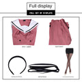Cosplay costume with fragrant flowers blooming in a majestic manner and chestnut smoked school uniform cosplay anime costume ﻿