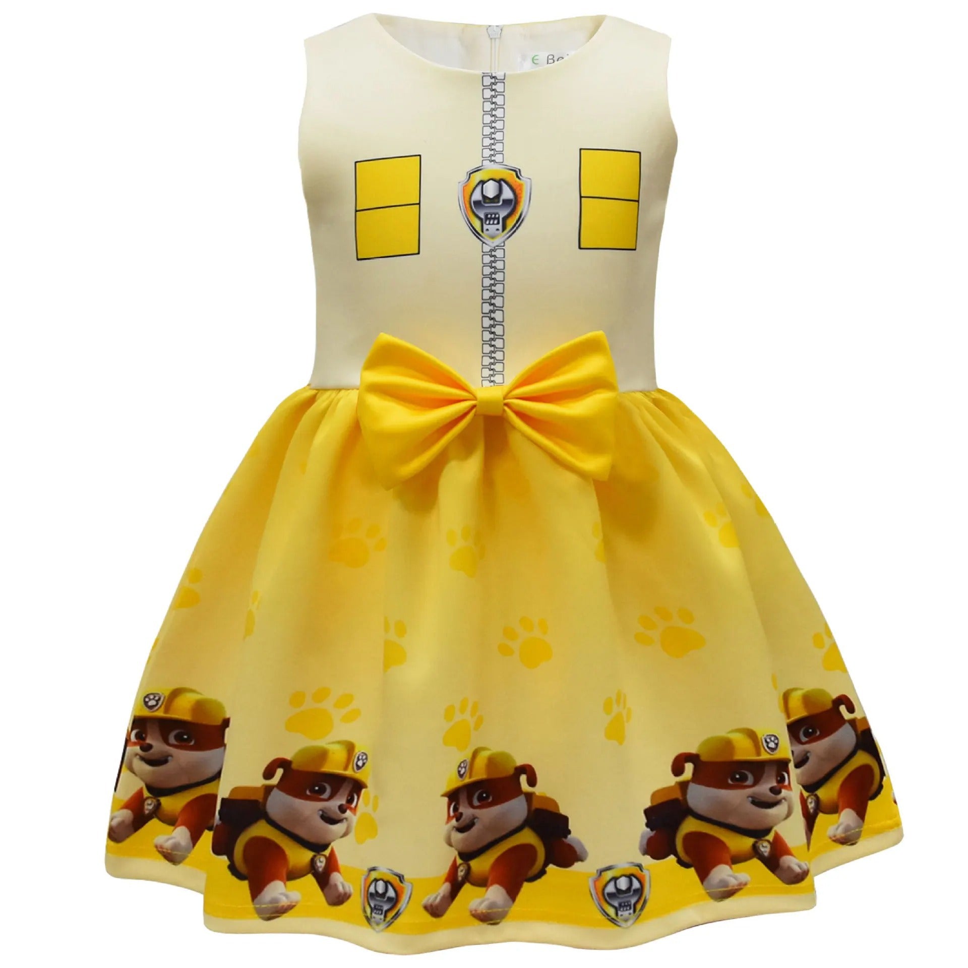 Halloween Cosplay Dress with Cape and Mask for Kids Costume Party