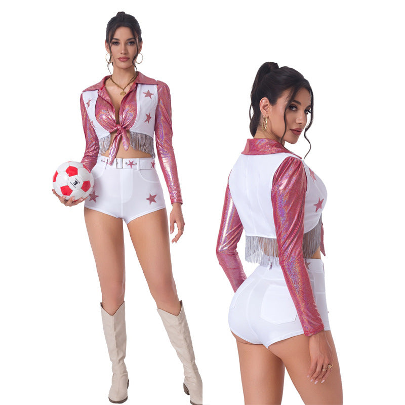 Cheerleader Cosplay Sexy  Adult Stage Performance Costume