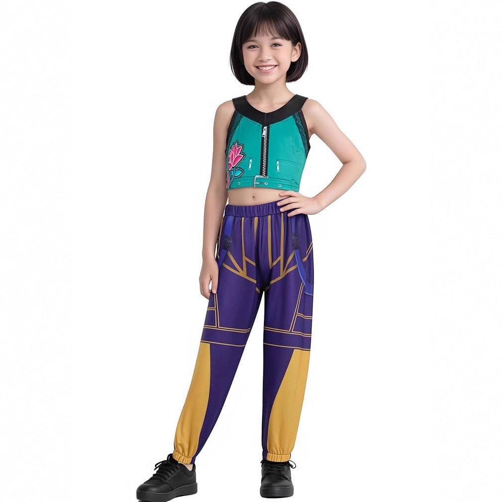 K-POP Demon Hunter Girl Group Cosplay Costume Rumi Zoi Mila Halloween Performance Outfit