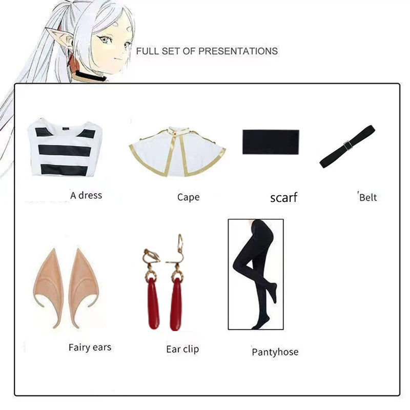 Funeral Lilian cosplay costume Lilian elf full set cosplay anime costume