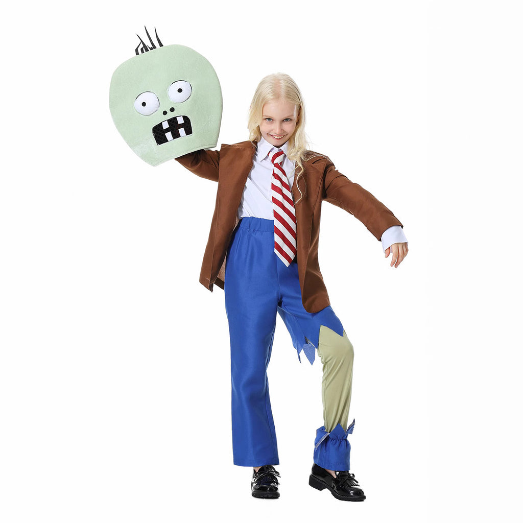 Halloween Kids Adult Family Zombie Costume Plant Zombie Cosplay Character Performance Costume