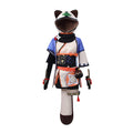 Genshin Impact Naolizhiracoon dog early pomelo cos suit tail hat accessories anime show suit game cosplay suit woman