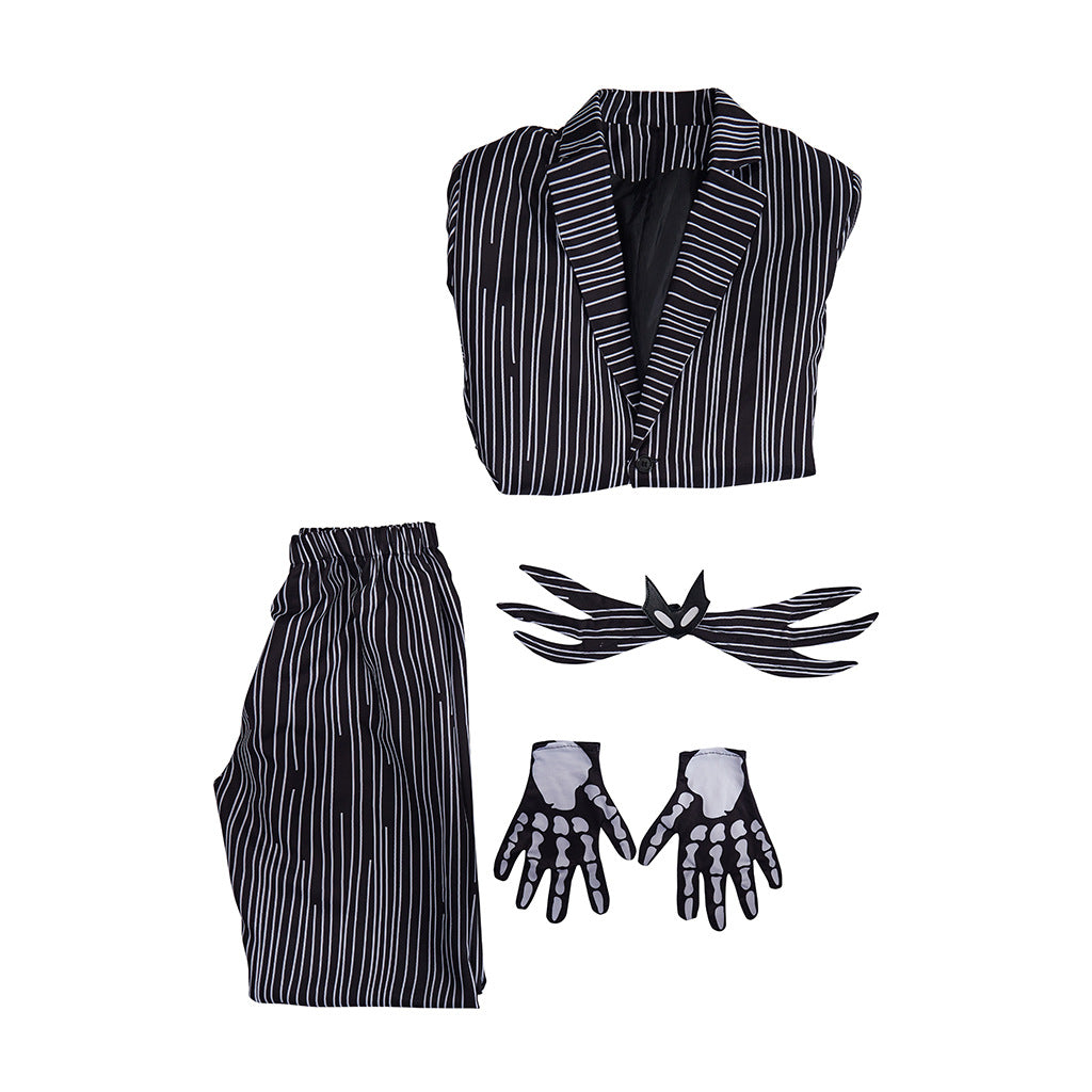 Christmas Eve Scar cosplay costume Jack Skellington Skull Jack cosplay costume Halloween cosplay costume