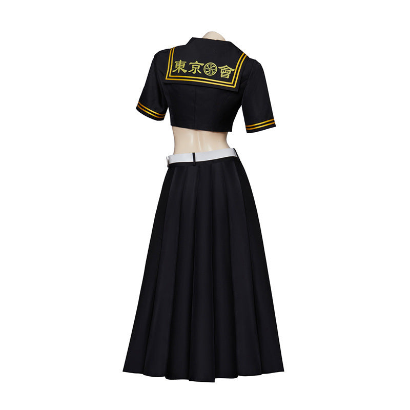 Avengers cosplay costume Manjiro Sano Ryukyuan cosplay costume Crazy Walking Foolish Squad cosplay costume JK skirt