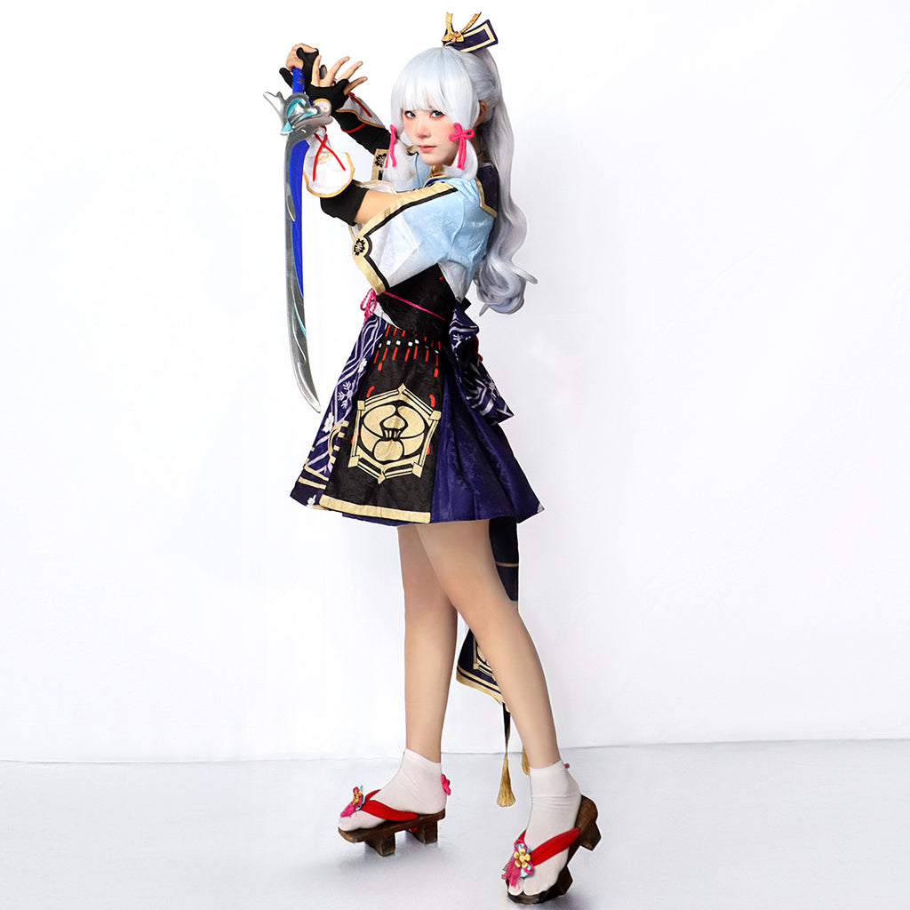 Genshin Impact cos dress, rice wife, miss anime animation game costume, goddess li linghua cosplay suit