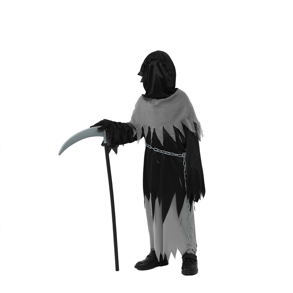 cos costume Children's Halloween outfit Horror Grim Reaper costume Scythe monster costume cosplay outfit Factory in stock