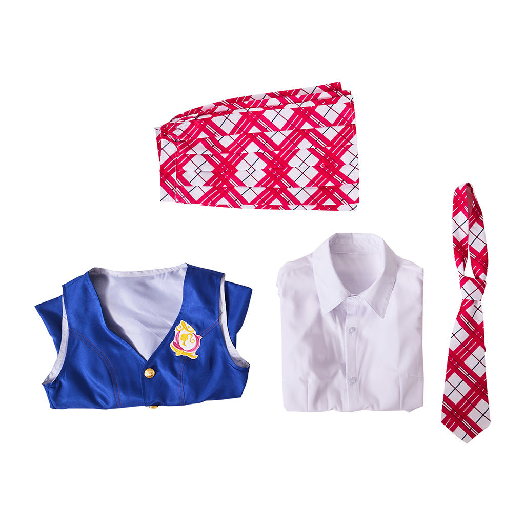Live action movie Barbie cosplay costume princess college uniform Delancey Barbie dress cosplay costume