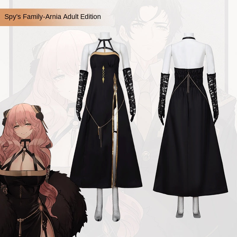 Spy Family Costume Ania Adult Cosplay anime Animation Performance Costume Daily Dress