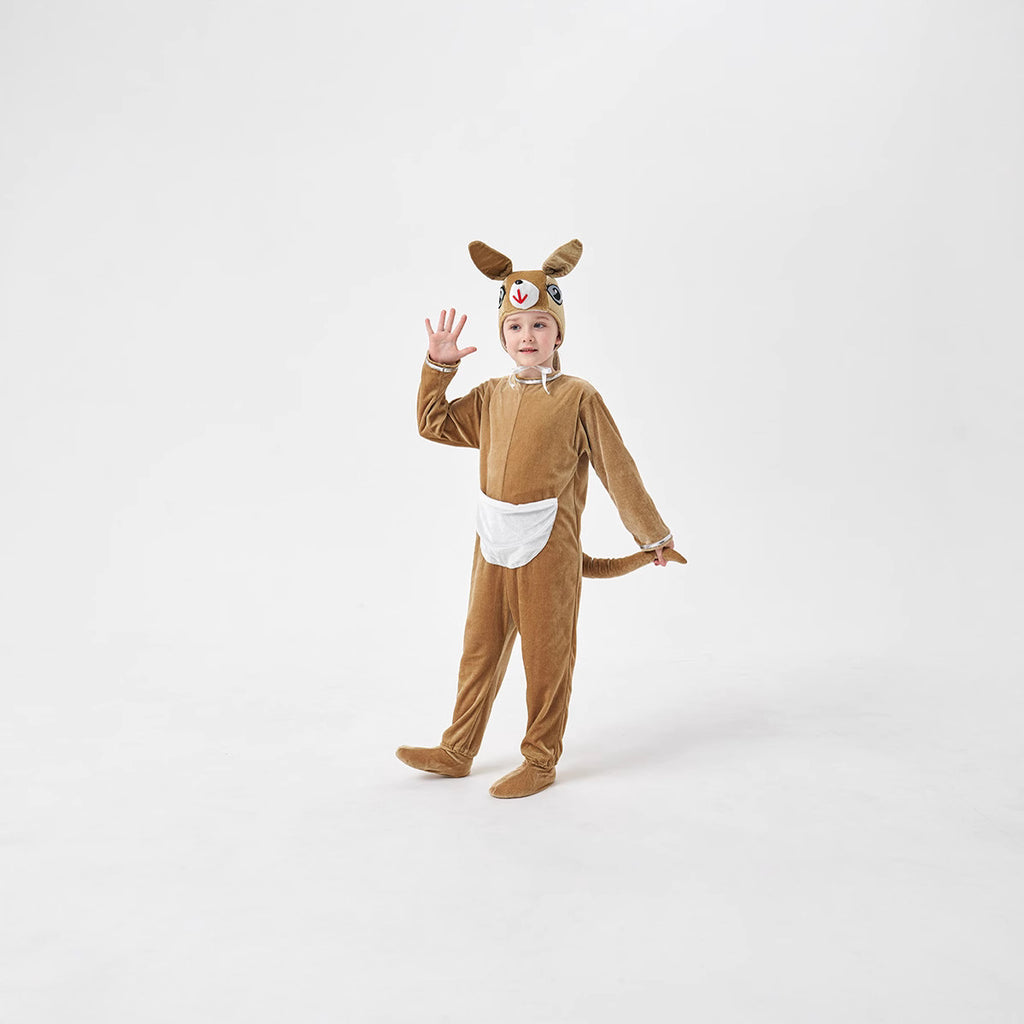 Halloween Animal Movie Costume Cute Kangaroo Performance Costume Dress-up Outfit