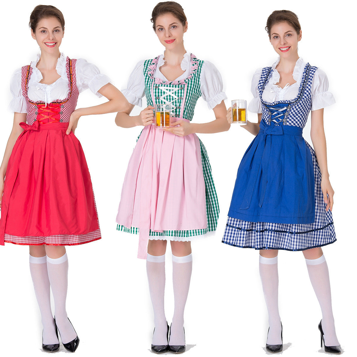 Halloween beer girl dress shapewear stage performance costume maid costume