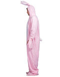 Cute Bunny Outfit Halloween Stage Props Costume Pink Rabbit Costume Adult Animal Pajamas