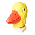 Latex duck mask Little yellow duck dance mask Halloween animal mask goose head cover cosplay props