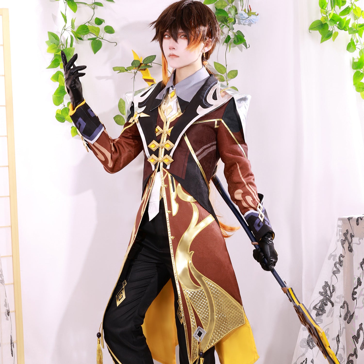 Genshin Impact cosplay clothes Morax Zhongli anime game animation high configuration Zhongli cos clothes