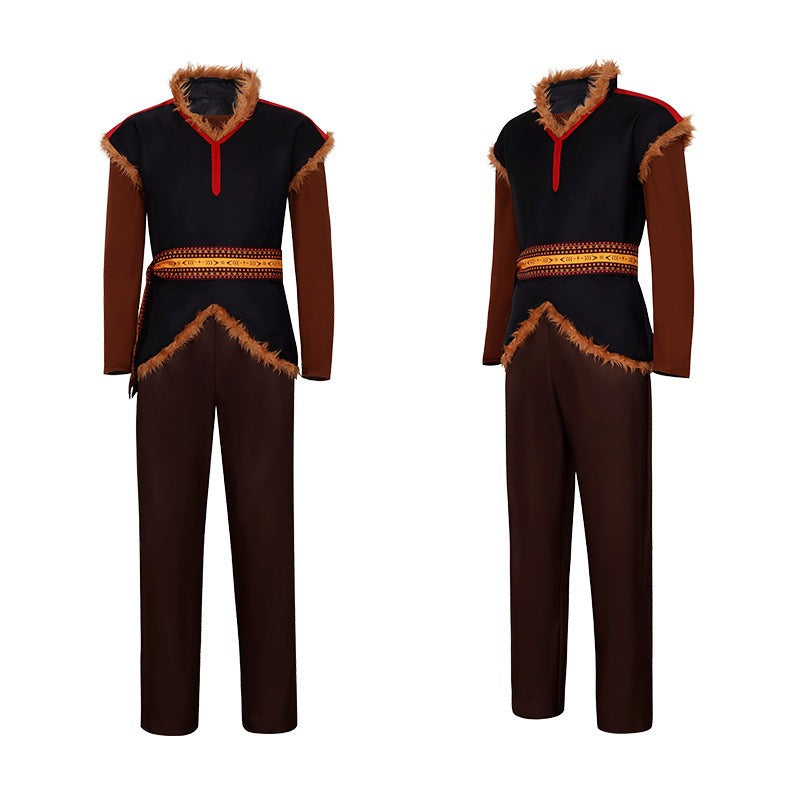 Halloween party Frozen Christopher cosplay costume movie character prince costume performance costume