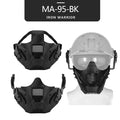 Tactical Airsoft Mask Outdoor Hunting Shooting Training Face Protective Mask Wargame Safety Half Face Mask
