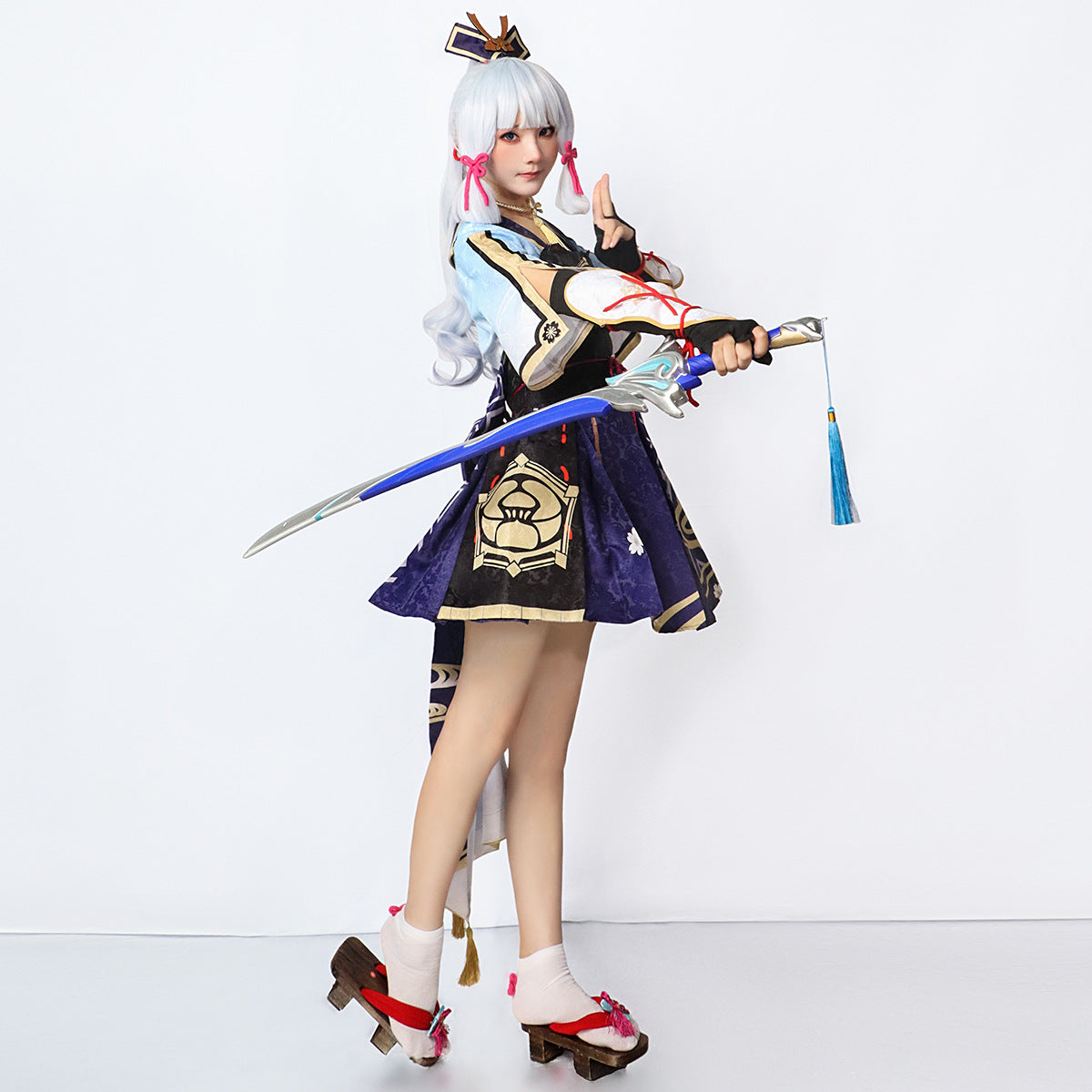 Genshin Impact cos dress, rice wife, miss anime animation game costume, goddess li linghua cosplay suit