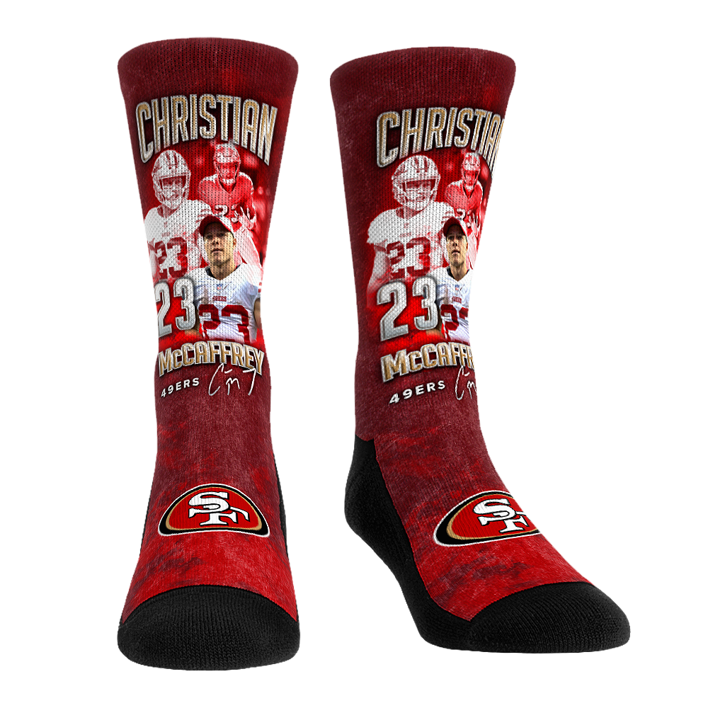 Christian McCaffrey - San Francisco 49ers  - Retro Photo
