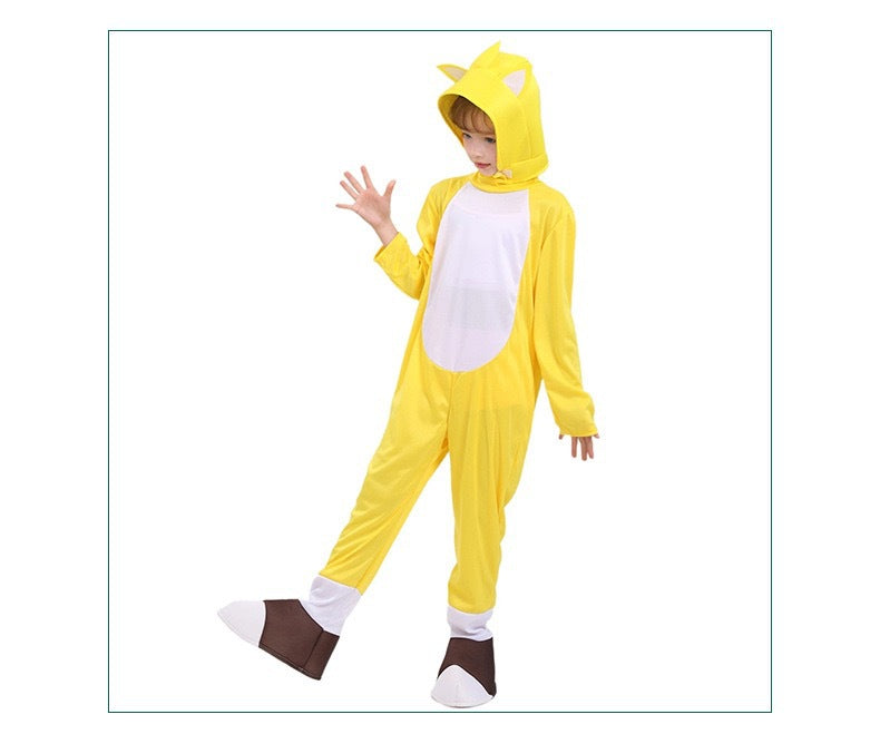 Halloween Costume Hedgehog Blue Sonic Costume Super Sonic the Hedgehog Performance Outfit