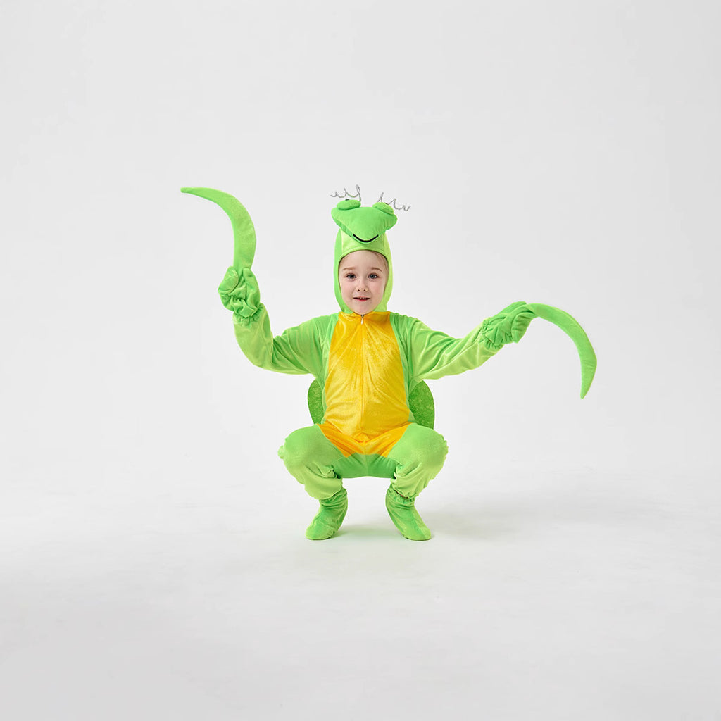 Halloween Parent-Child Animal Movie Costume, Mantid Performance Costume, Animal Themed Outfit