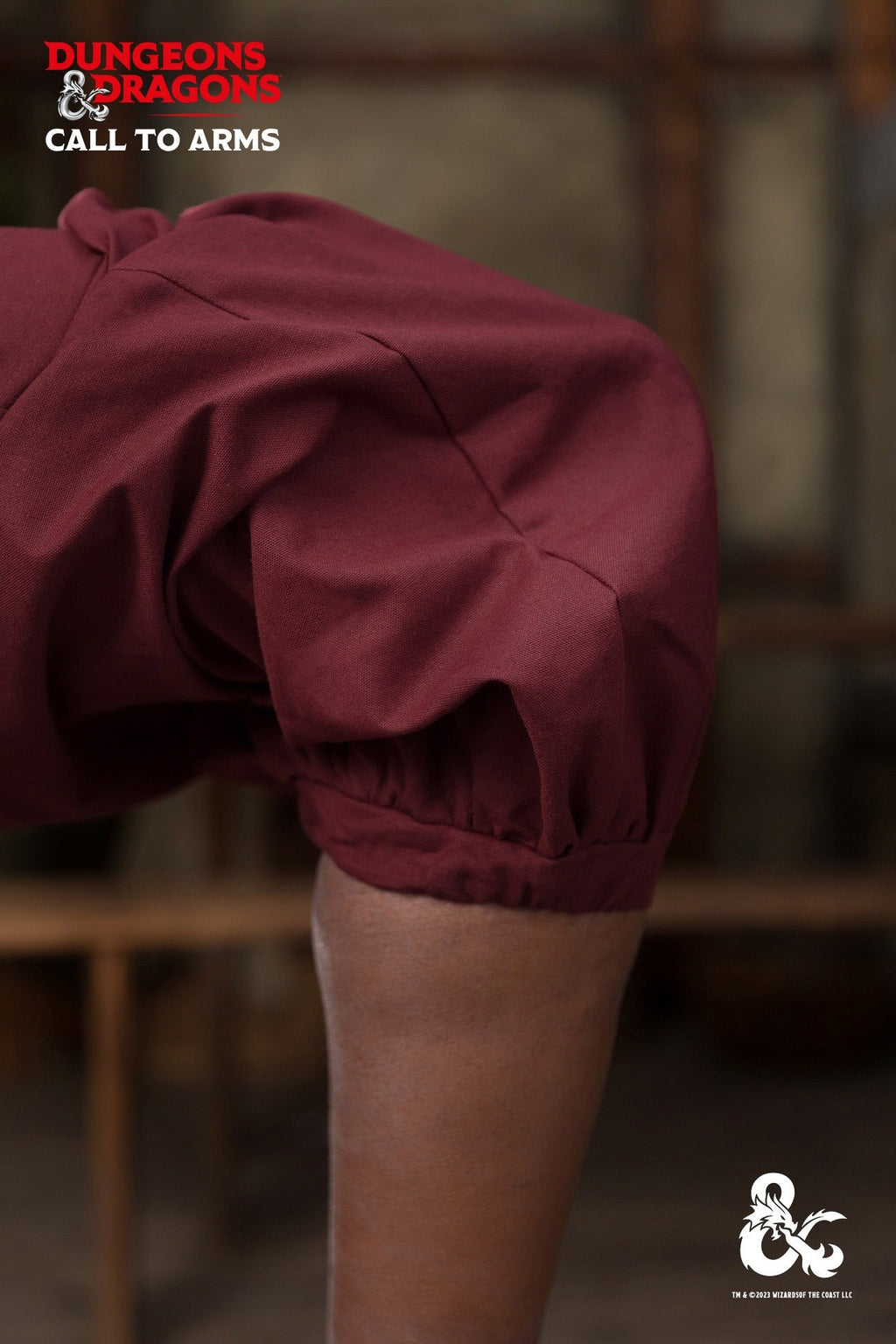 Dungeons & Dragons Monk Trousers Bordeaux