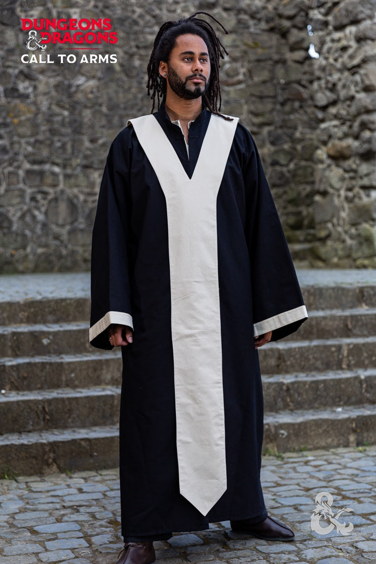 Dungeons & Dragons Wizard Robe Black/Natural