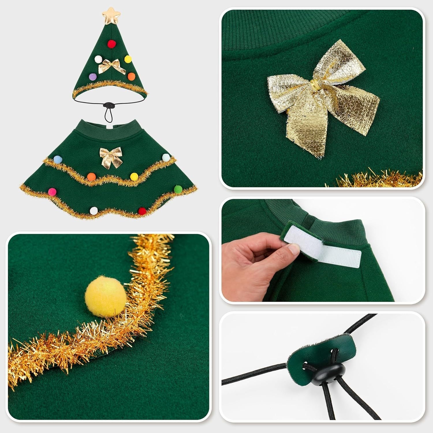 Puppy Christmas Cloak Costume Cute Cat Costume Christmas Role Playing Party