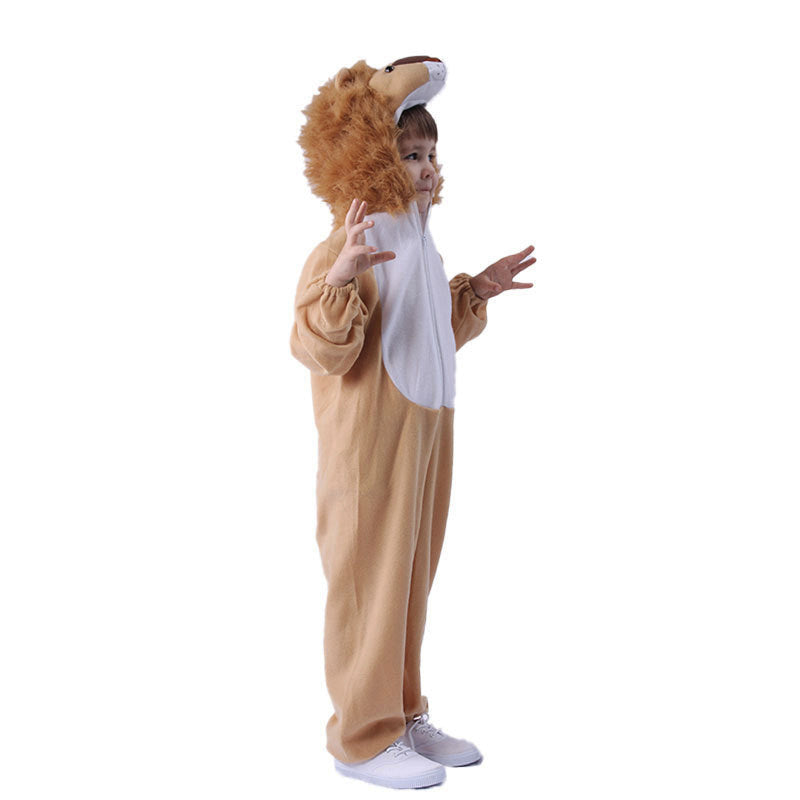 New children's animal play costume stage performance school group activity costume zoo little lion fun costume