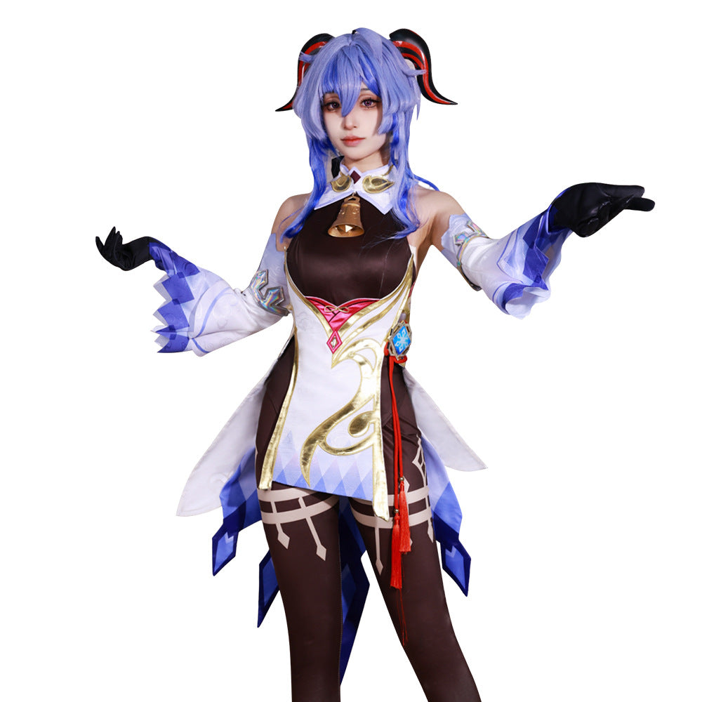 Genshin Impact's high matching Ganyu cosplay game costume: Li Yue, the imperial sister of the Chinese style, Miss Ganyu, cos, female