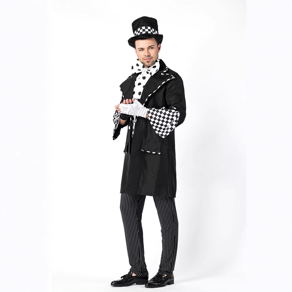 Halloween Zombie Bride Skeleton Costume Party Cosplay Wizard Men Women Couple Chaplin Role Play Costume