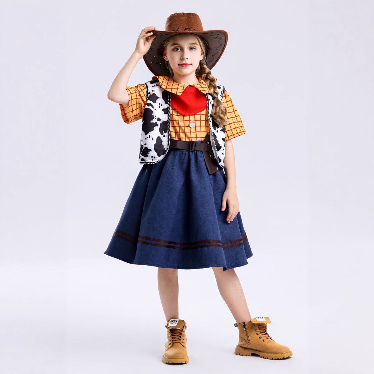 Copy of Children's Day Cosplay Woody Long Sleeve S Toy Story Character Stage Performance Costume