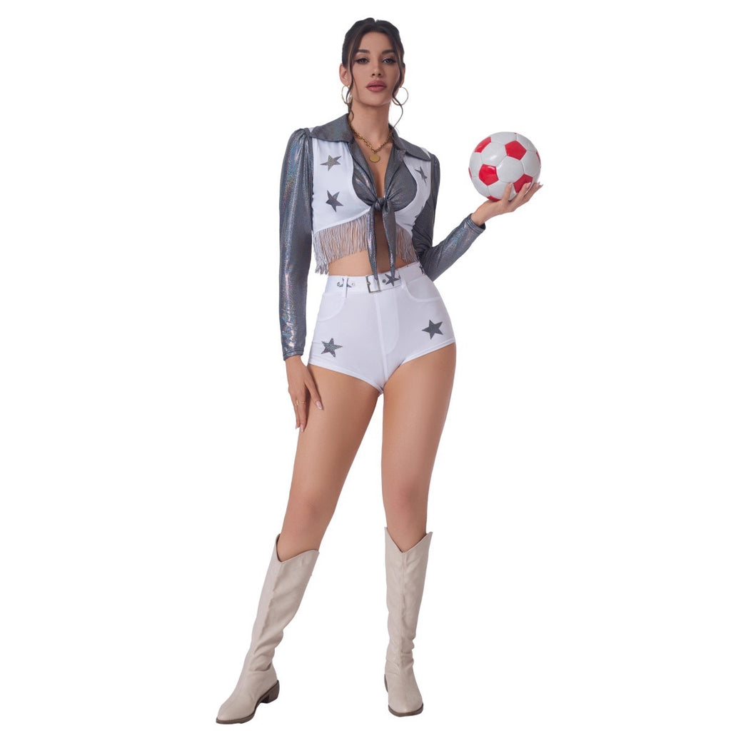 Cheerleader Cosplay Sexy  Adult Stage Performance Costume
