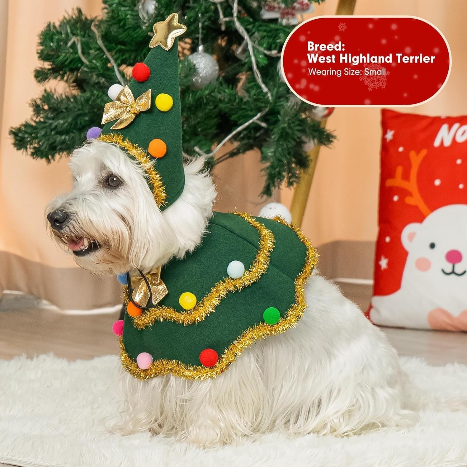 Puppy Christmas Cloak Costume Cute Cat Costume Christmas Role Playing Party