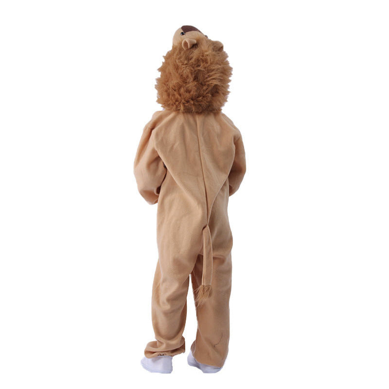 New children's animal play costume stage performance school group activity costume zoo little lion fun costume