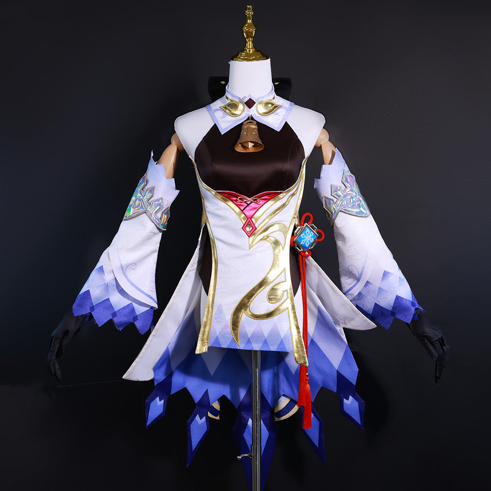 Genshin Impact's high matching Ganyu cosplay game costume: Li Yue, the imperial sister of the Chinese style, Miss Ganyu, cos, female