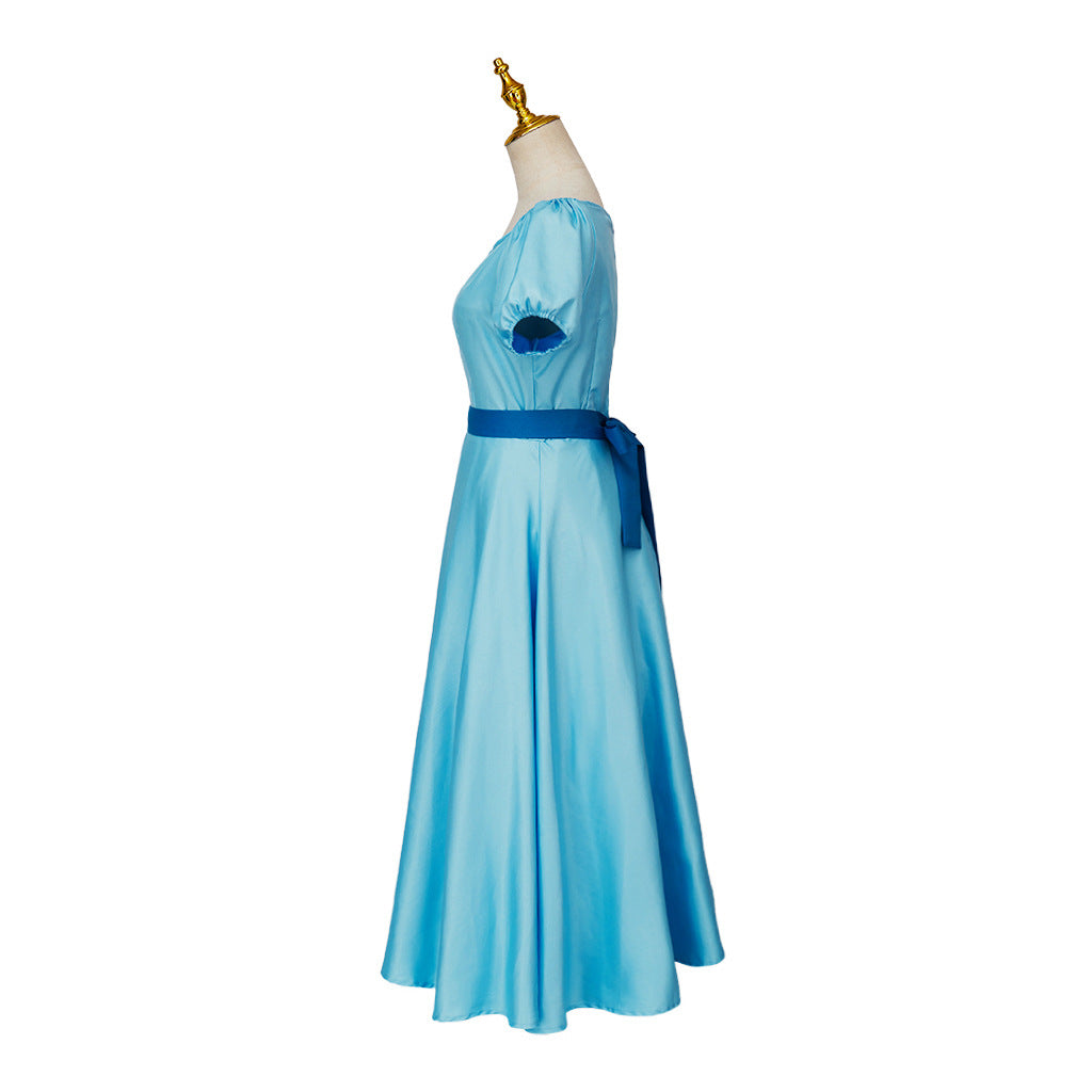 Peter Pan's cosplay costume Princess Wendy's cosplay costume long skirt stage costume