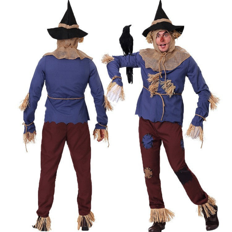 Copy of Halloween Costume Wizard of Oz Scarecrow Cosplay Children Adult Parent-Child Drama Performance Outfit