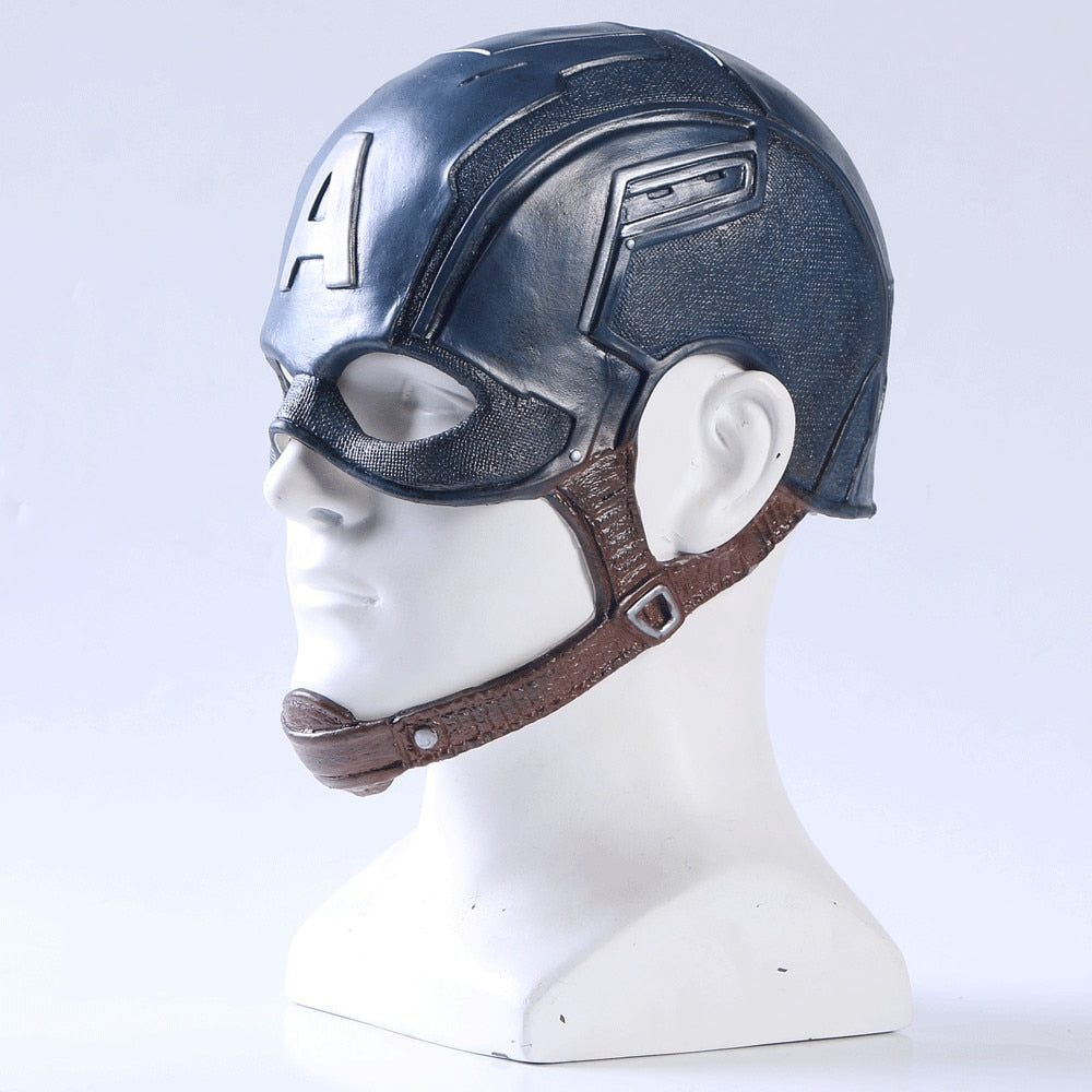 Captain America Cap Latex Simulation Cos Mask