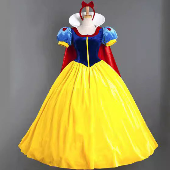 Copy of S-4XL Halloween Adult Snow White Dress Women's Costume Stage Performance Cosplay Dress In Stock