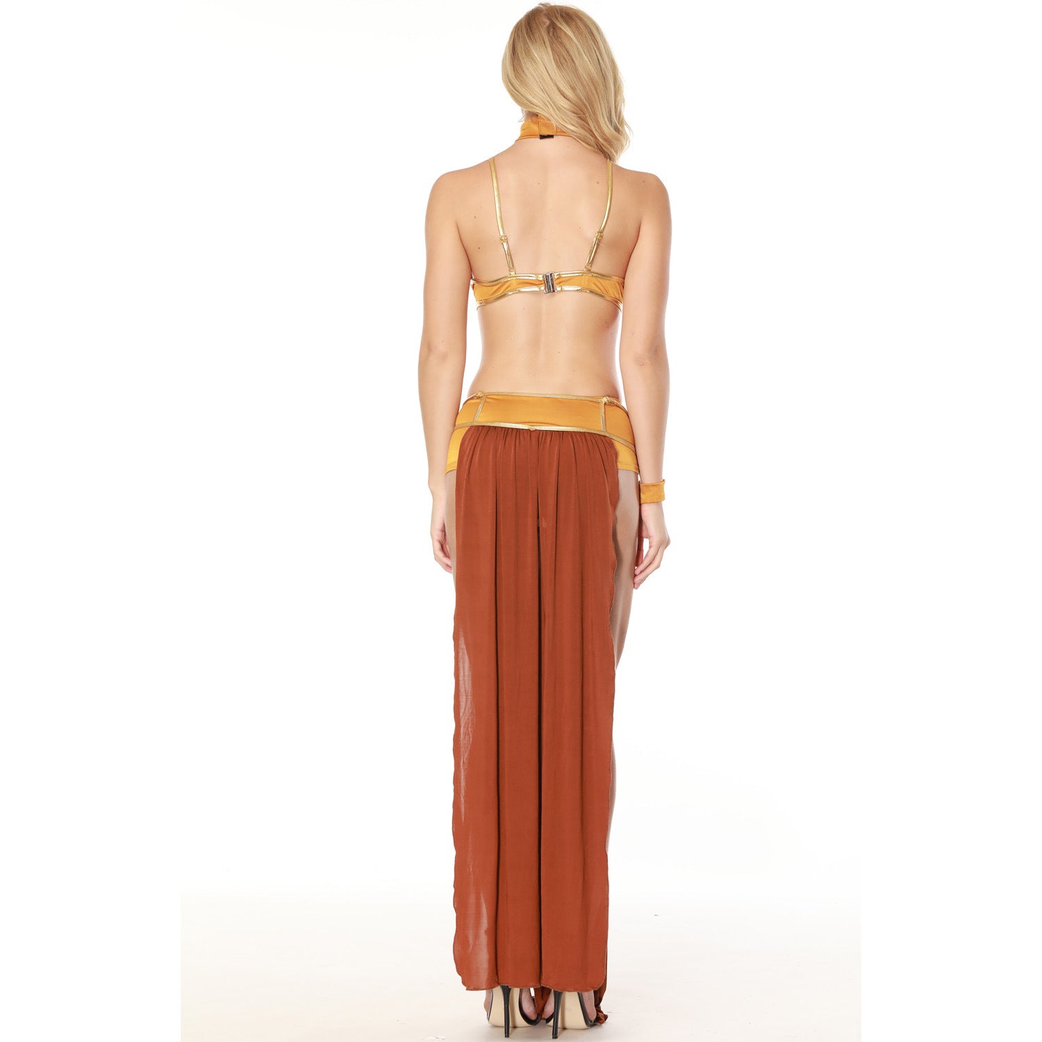 Halloween costume ladies' glamorous long skirt stage performance costume