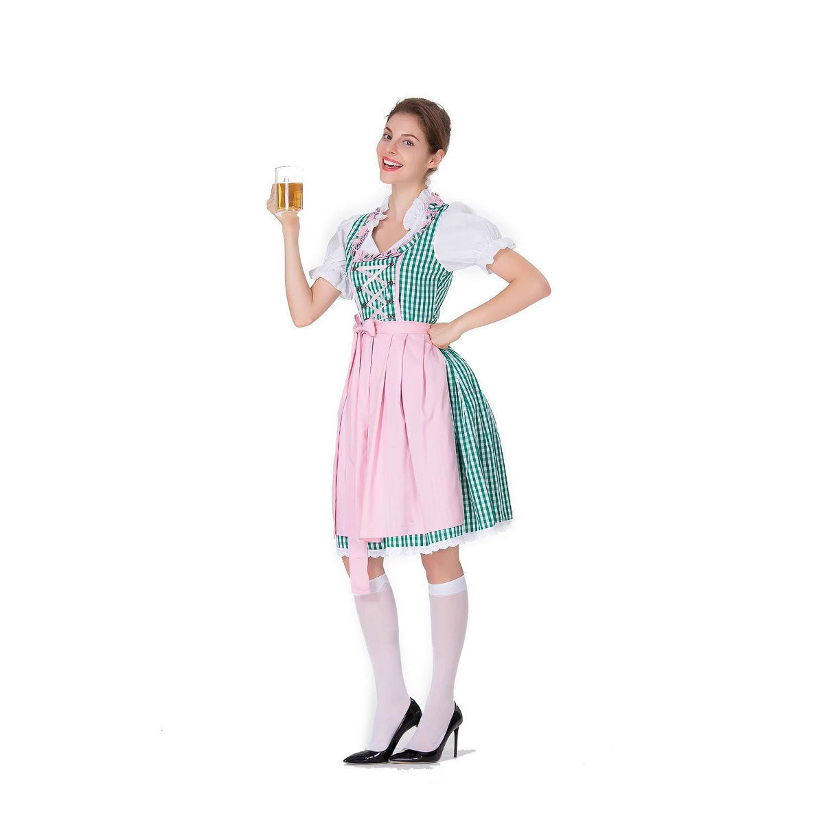 Halloween beer girl dress shapewear stage performance costume maid costume