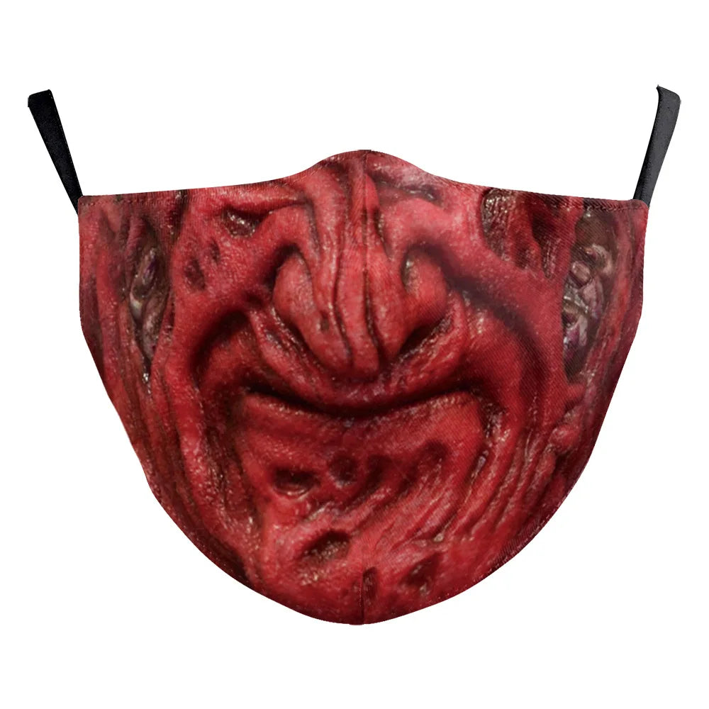 Halloween Horrible Killers Pennywise Jason Voorhees Michael Myers Leatherface Cosplay Face Mask Adult Kids Dustproof Scary Masks