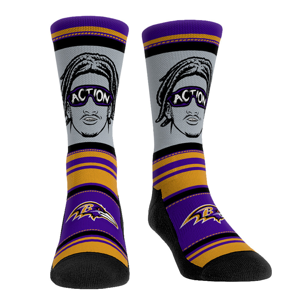 Lamar Jackson - Baltimore Ravens  - Superstar Stripes