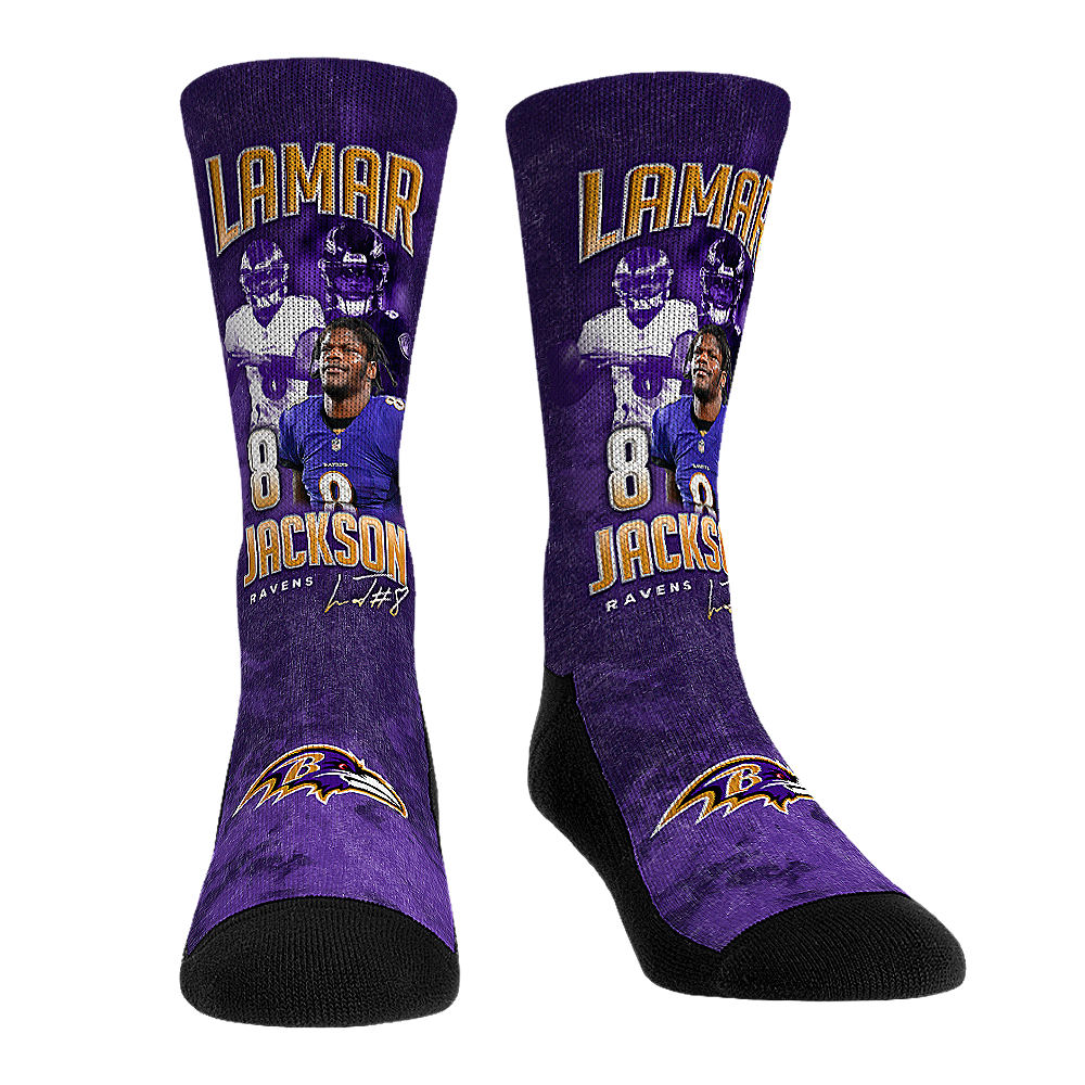 Lamar Jackson - Baltimore Ravens  - Retro Photo