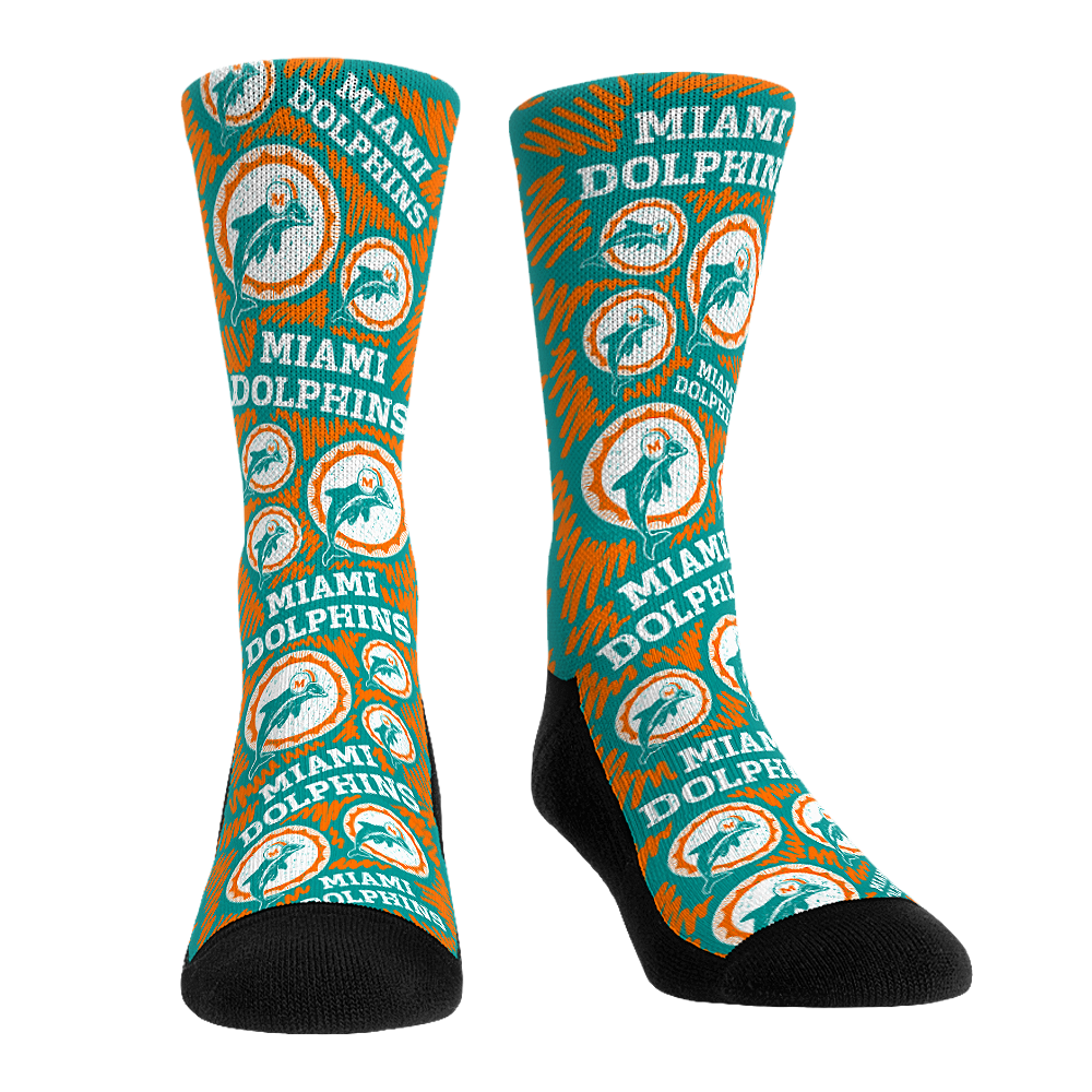 Miami Dolphins - Throwback Logo Sketch