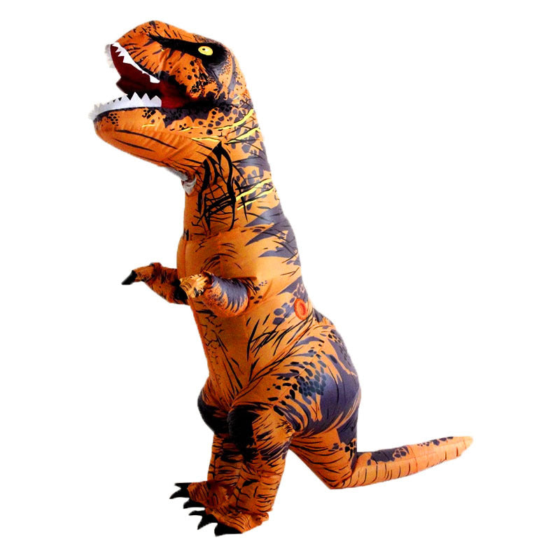 Amazon funny children dinosaur celebration doll makeup props Halloween Tyrannosaurus inflatable costume costume