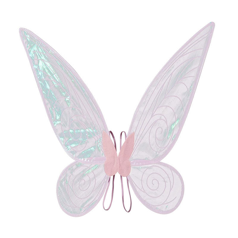 Adult fairy wings, shiny transparent princess wings Cosplay fairy wings costume Halloween costume