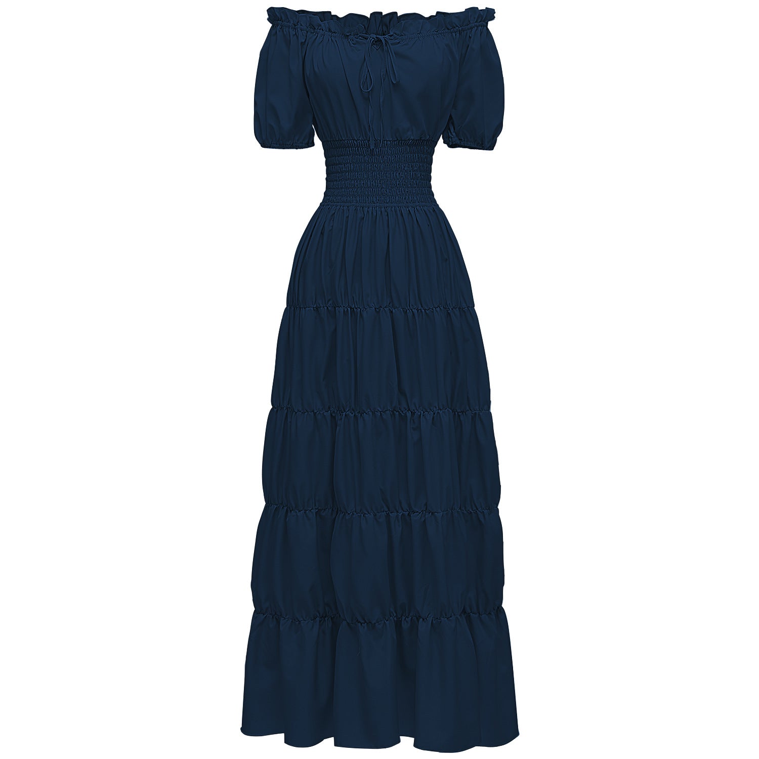 Medieval Renaissance lady long dress stage costume Halloween COS role play vintage costume