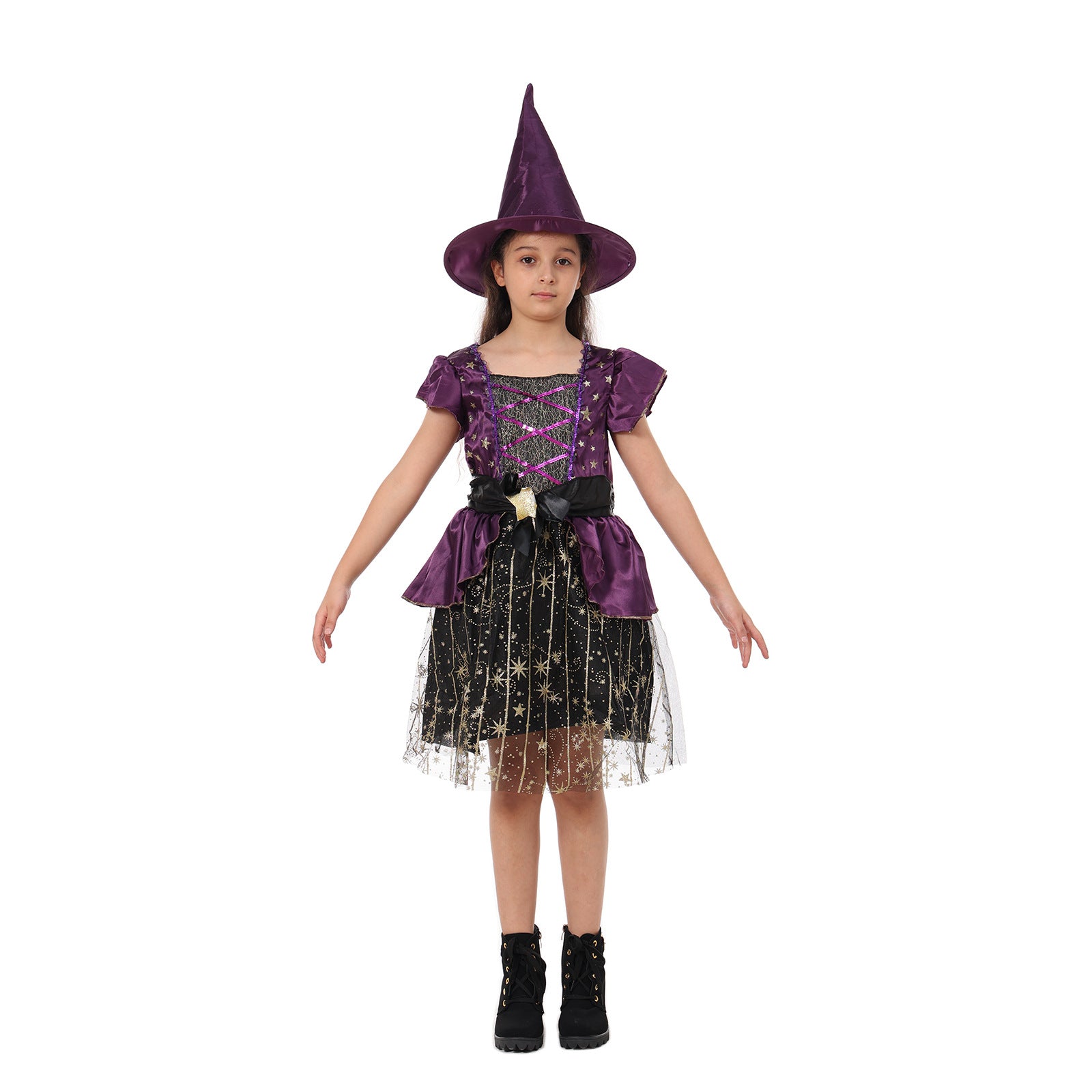 Amazon wish cross-border supply Halloween costume little witch performance set Halloween witch costume